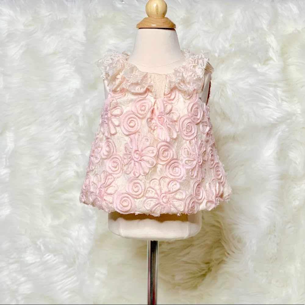 Pippa & Julie Lace top for babys 3-6 months